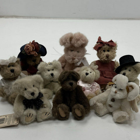 Boyds Bears & Friends Archive Collection Plush Lot 11 Pieces Mixed Vintage