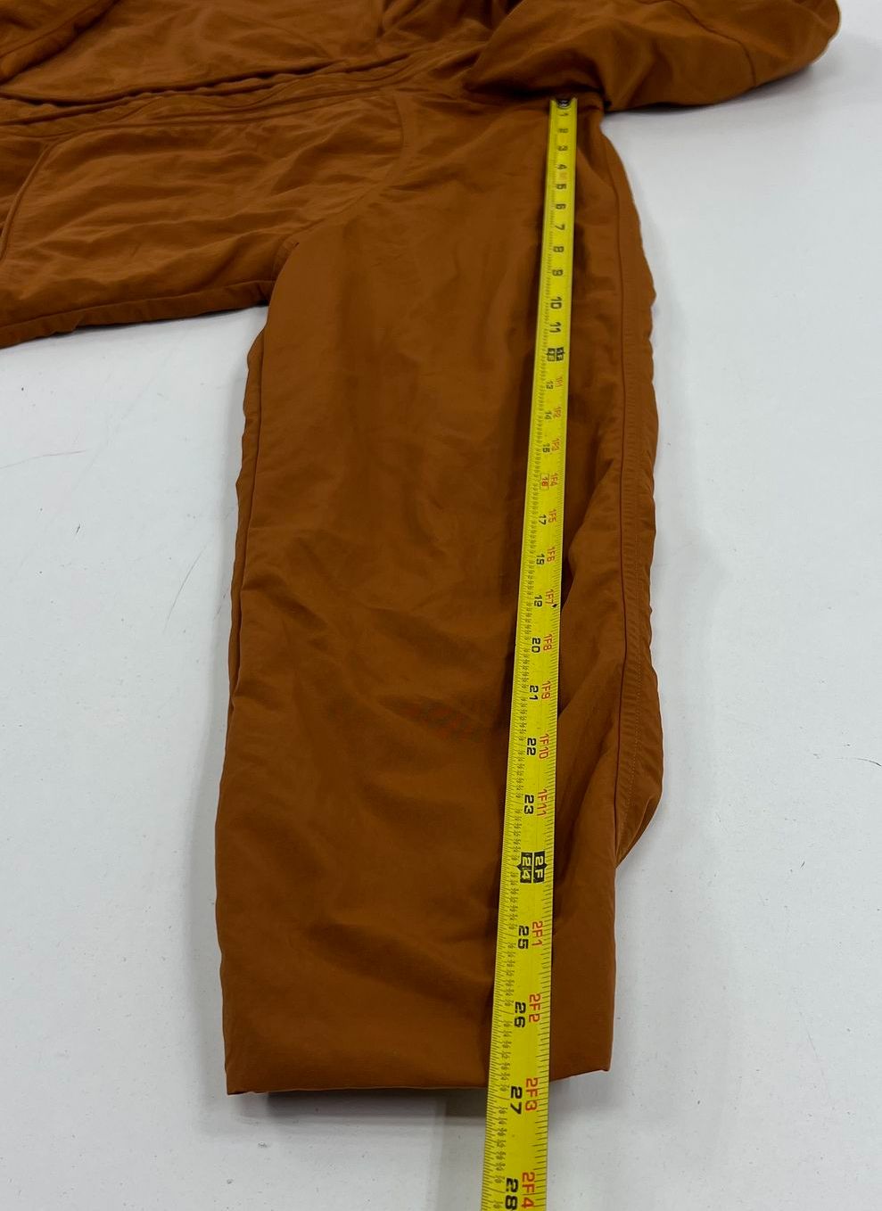 Women's Lululemon Burnt Orange Full Zip. Multi-Pocket Windbreaker Jacket Size 4