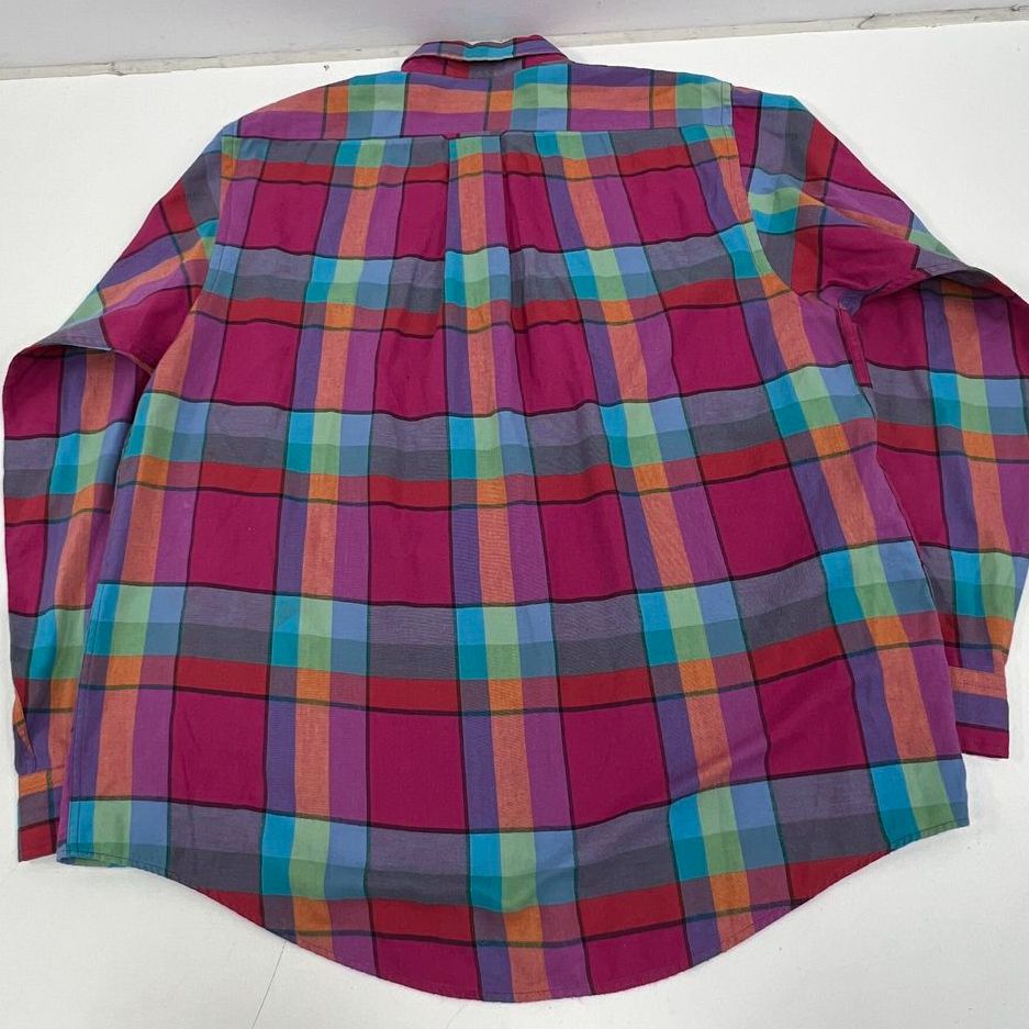 Lot 3 Vintage 90s Mens Button Up Shirts Tommy Hilfiger Alexander Julian L XL