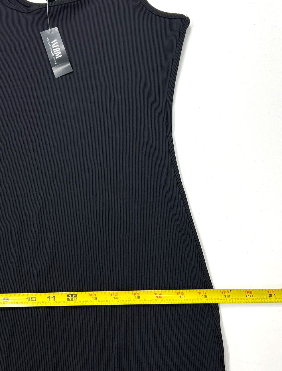 WHBM White House Black Market FORME Ribbed Knit Sleeveless Maxi Dress NWT Sz XL