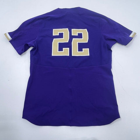 Adidas NWT Washington Huskies Purple A2 Baseball Jersey #22 Men's Size 44