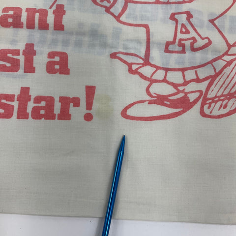 Vintage Tastemaker Peanuts Charlie Brown Double Sided Pillowcase USA Made