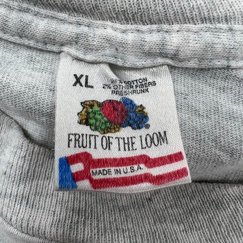 Vintage 90s University of Missouri Tigers T-Shirt Men's Gray XL Made in USA