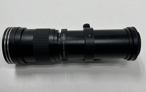 420-800mm f/8.3 Super Telephoto Zoom Lens Manual Focus T-Mount w/ Case