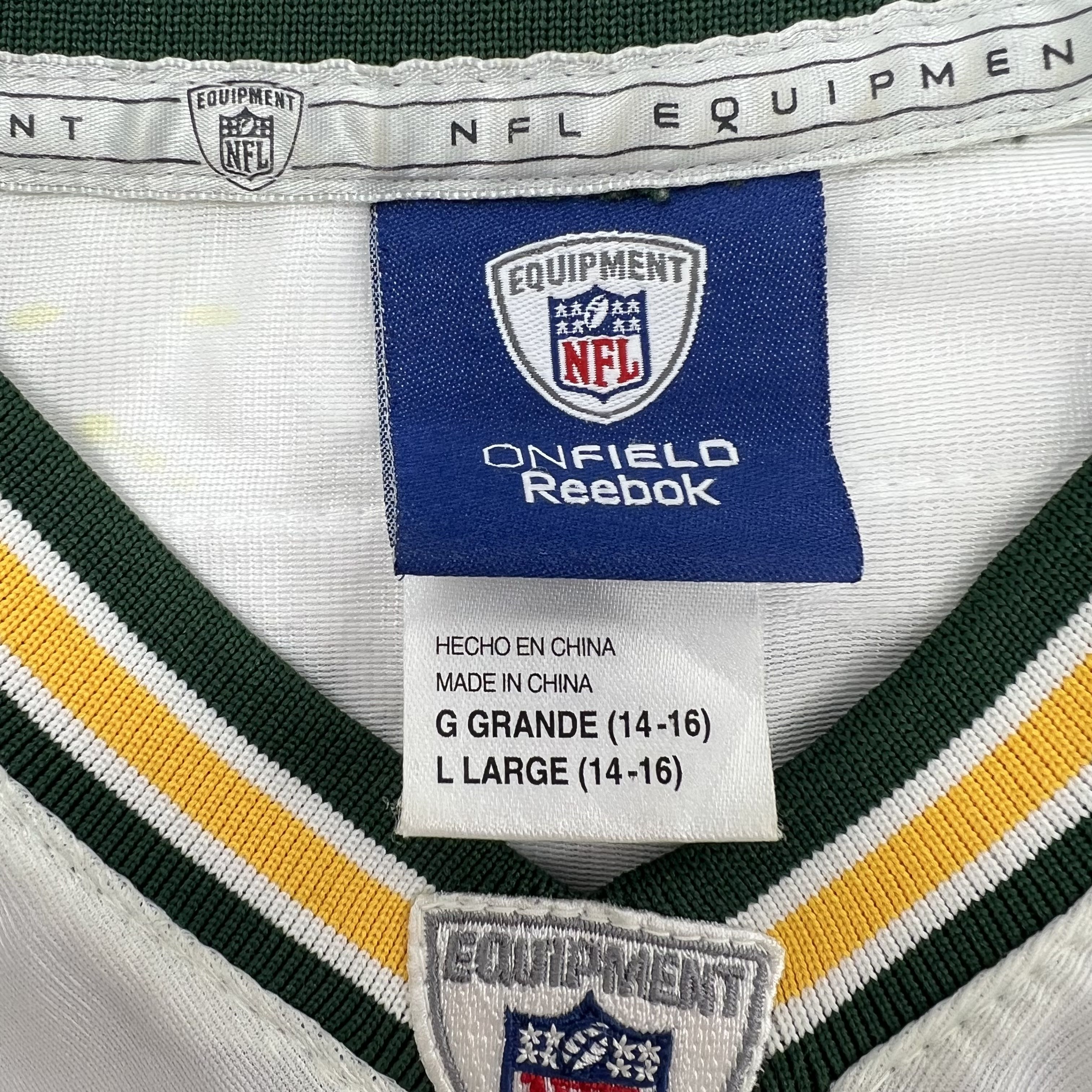 Lot 2 Green Bay Packers Aaron Rodgers #12 Jersey Reebok Majestic Youth L Adult M