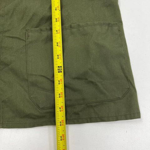 Vintage 70s 10-X Mfg Co Green Padded Shooting Field Coat Jacket Men's