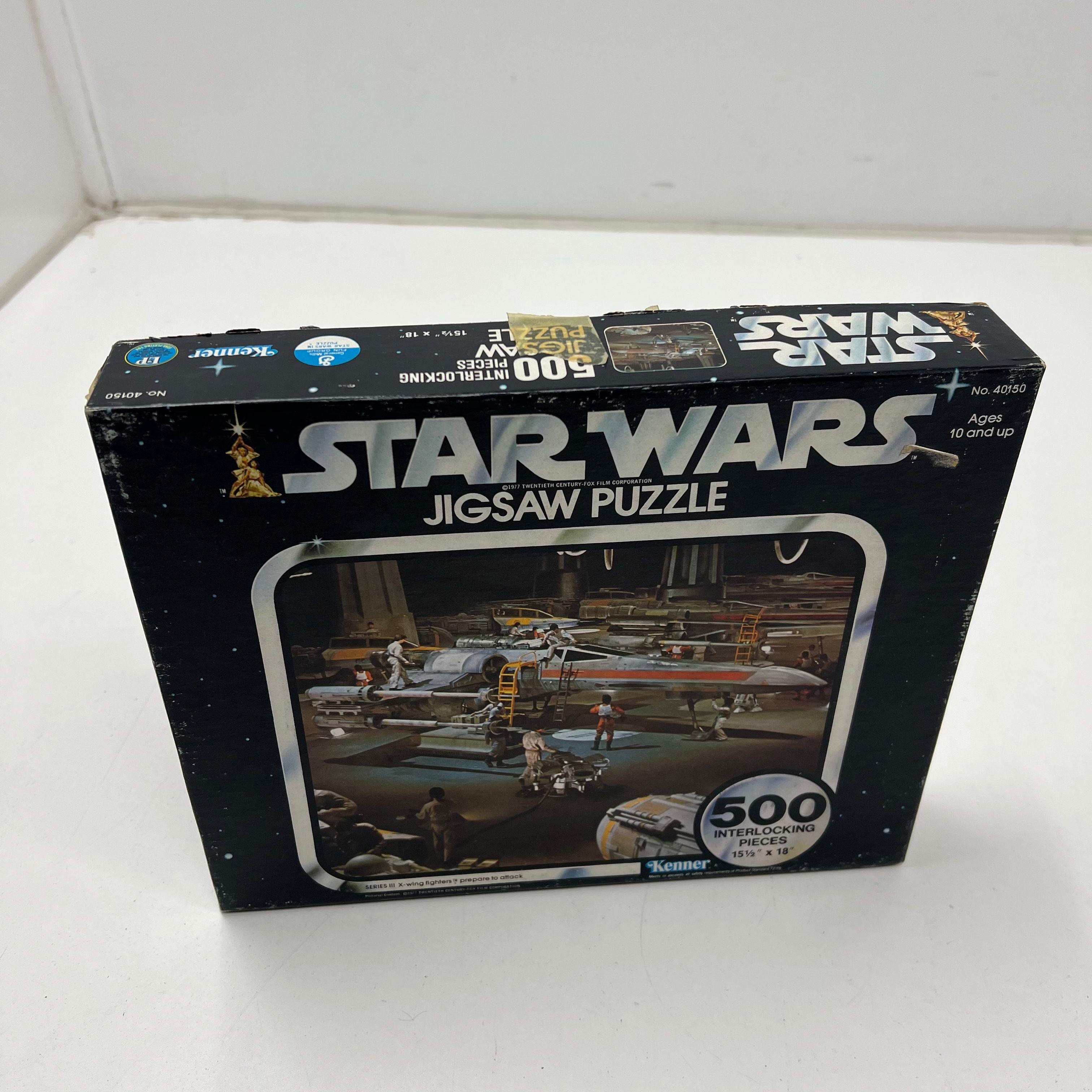 1977 Kenner Star Wars Jigsaw Puzzle X-Wing Fighters 500pc Vintage No. 40150