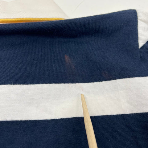 NWT Nautica Navy Blue White Striped Rugby Polo Drop Waist Dress Women's XL