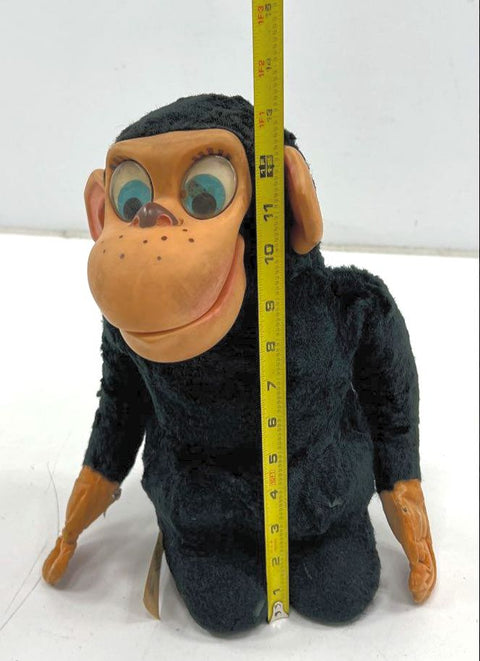 Vintage 1964 Mattel Chester O'Chimp Hand Puppet Plush Toy Made in USA