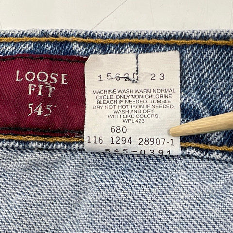 Levi's 545 Men's Loose Fit Light Wash Blue Jeans Size 38x34