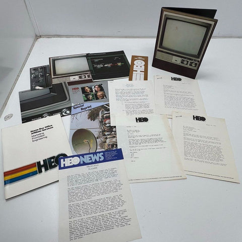 Vintage 1978 HBO Contracts & Affiliate Promo Kit Lot Time Life TV Ephemera