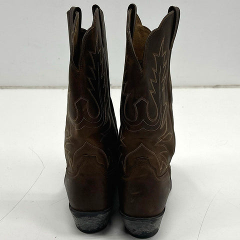Ariat Heritage Western R-Toe Brown Leather Cowboy Boots Women's Size 9.5 B