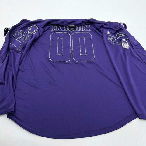 Sanrio Women's Kuromi Baseball Jersey Purple Character Sz M