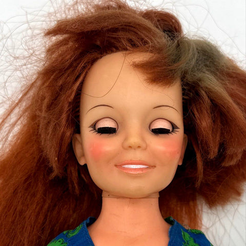 Ideal Toy Krissy Doll Vintage 1968 Vinyl 18 Inch Auburn Sleep Eyes