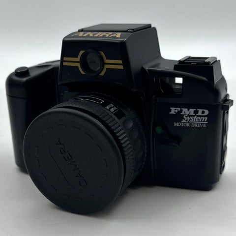 Akira II TC-500 Deluxe 35mm Film Camera Kit JRT-101 Flash Case & Box Vintage