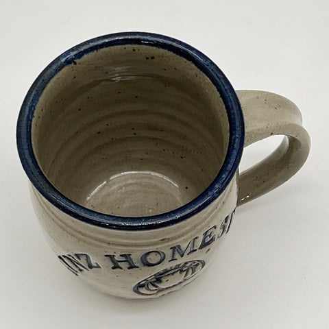 Heinz Homestyle Gravy Promotional Stoneware Mug Blue Speckled