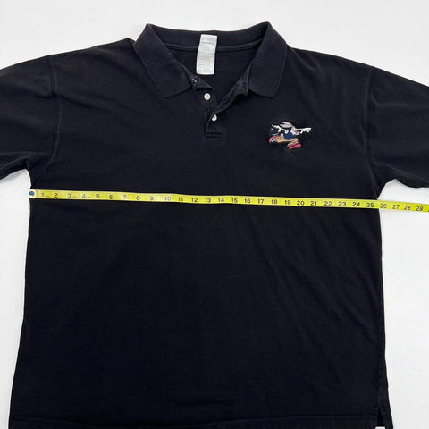 Vintage 1999 Looney Tunes Bugs Bunny Embroidered Polo Shirt Warner Bros Sz XXL