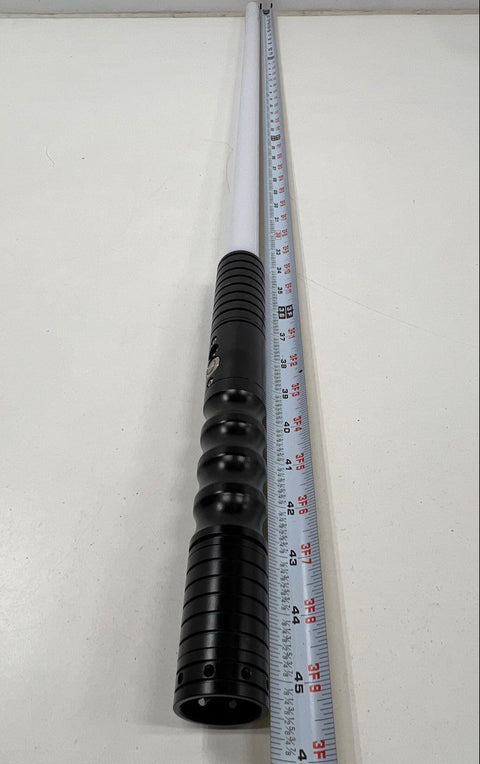 Electronic Lightsaber Replica 47 Inch Black Hilt White Blade No Charger