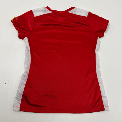 Lot of 2 NFL Team Apparel Kansas City Chiefs Womens Jersey Shirts Studded Sz M