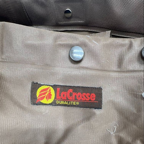 LaCrosse Duralite Waterproof Chest Waders Rubber Fishing Boots Brown