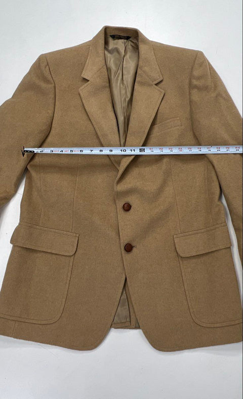 Vintage 80s Sulgrave 100% Camel Hair Blazer Sport Coat Parsow's Omaha Sz 42