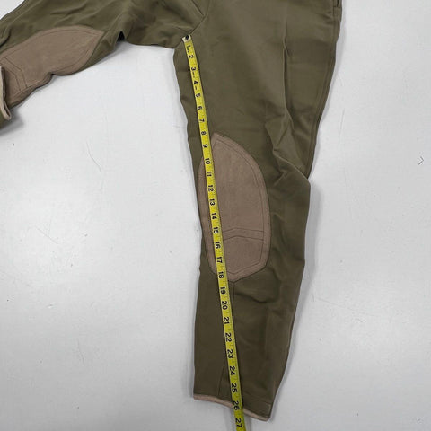 Miller's Women's Beige Schoeller Stretch Side Zip Breeches Jodhpurs Sz 32R NWT