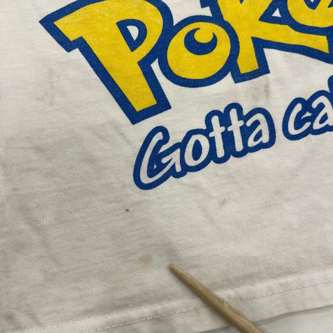 Vintage 1999 Pokemon Got Ya! T-Shirt Nintendo Licensed Gen 1 Sz Youth L