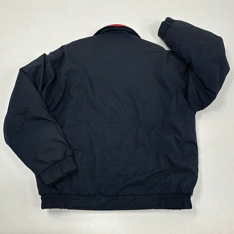 Vintage 90s WearGuard Quilted Lined Workwear Puffer Jacket Navy Blue Sz L