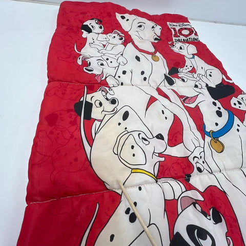 Vintage 90s Disney 101 Dalmatians Kids Sleeping Bag 30x57 Ero Industries