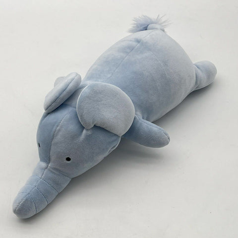 Pillowfort Elephant Baby Weighted Stuffed Animal Plush Blue 16 Inch 1.5 Lbs