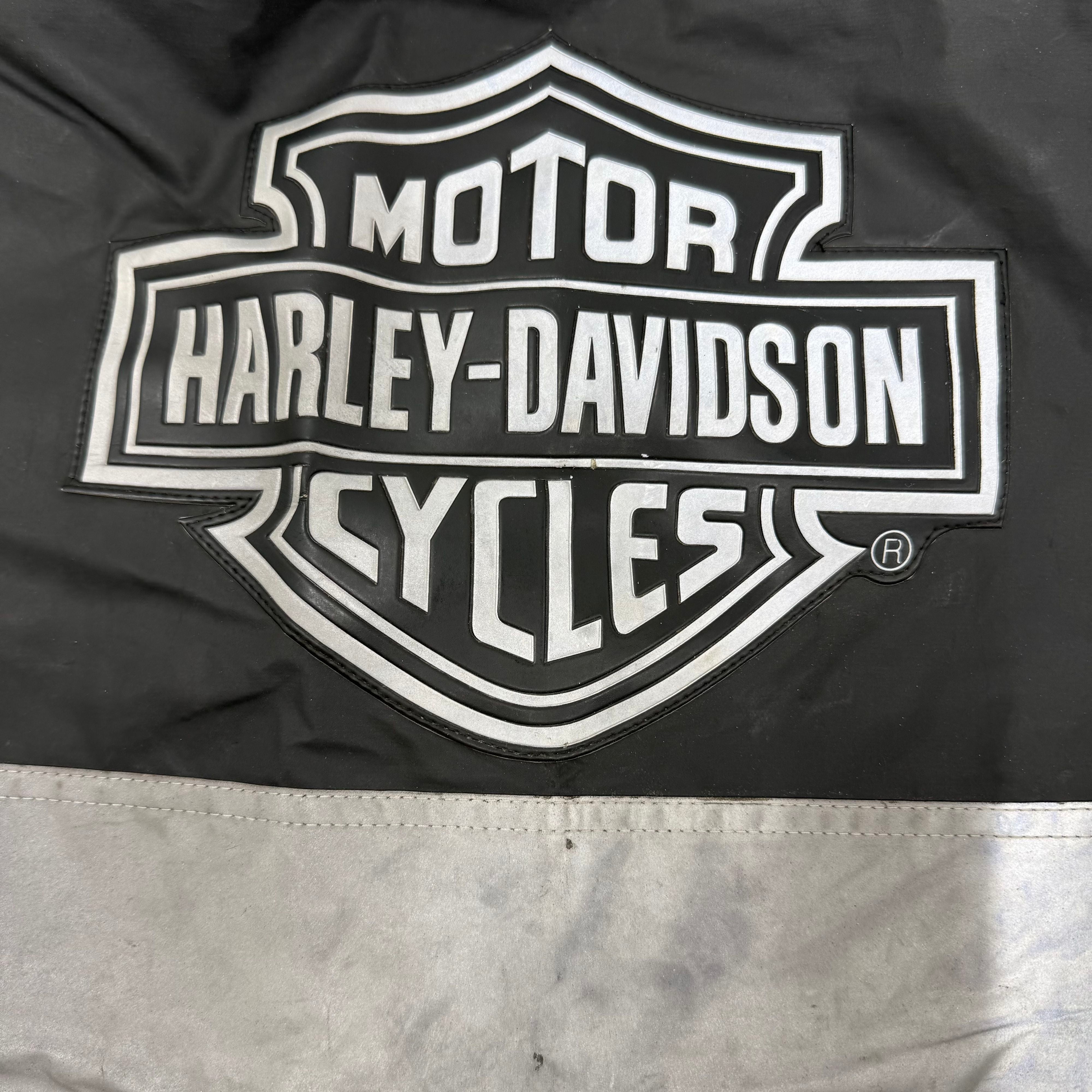Harley-Davidson Y2K Black High-Visibility Reflective Vest Men's Universal