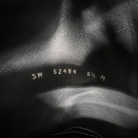 Stuart Weitzman Black Leather Platform Stiletto Knee High Boots Size 6.5