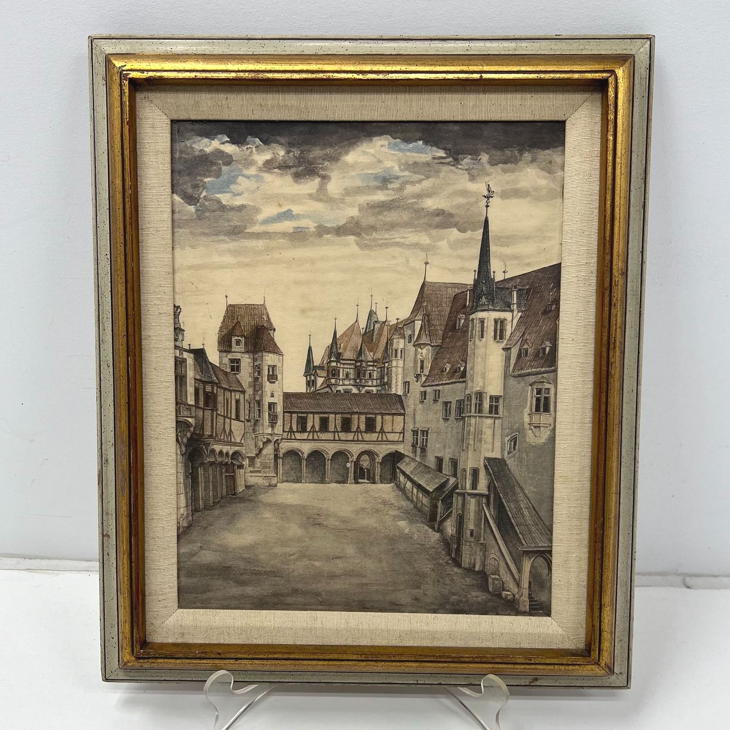 Vintage Castle Innsbruck Albrecht Durer Framed Print 17x14"