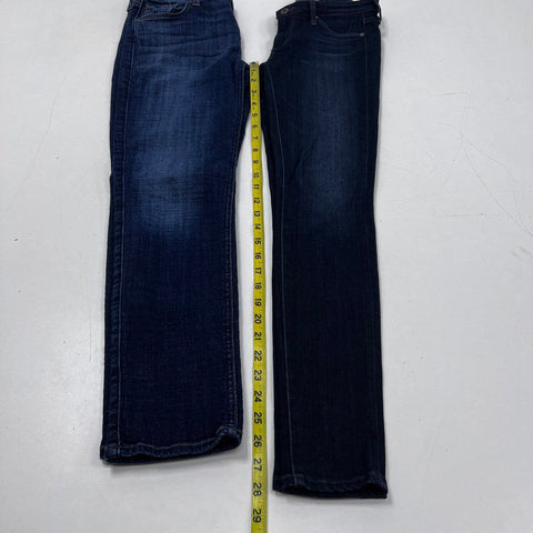 7 For All Mankind Josefina & AG Adriano Goldschmied Women's Jeans Lot Sz 24