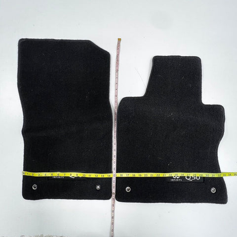 Infiniti Q50 OEM Carpet Floor Mat Set 3-Piece Black 64900-4HB0A