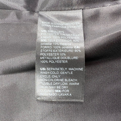 NWT Chicos Travelers Womens Black Purple Metallic Floral Jacquard Jacket 3