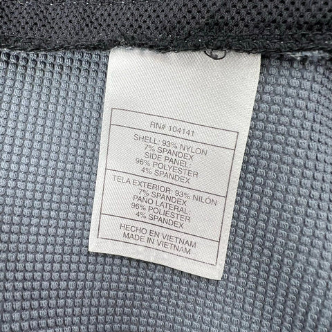 Vintage Y2K Nike ACG Men's Softshell Jacket Black Gray Full Zip Mock Neck M