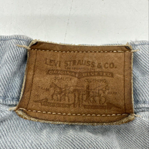 Vintage 90s Levi's Men's Gray Straight Leg Jeans Made in USA Sz 36x29
