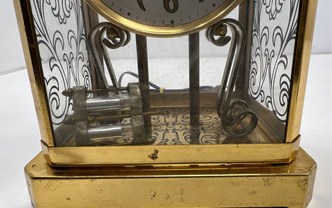 Vintage Mastercrafters Electric Anniversary Style Clock Model 533 Brass Tone
