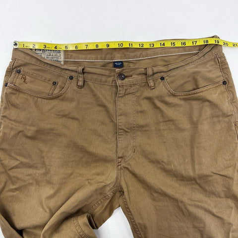 Polo Ralph Lauren Men's Brown Straight Fit Cotton Twill 5-Pocket Pants 38x32