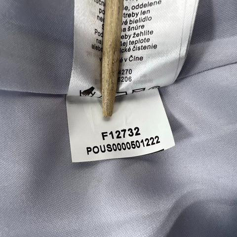 David's Bridal Women's F12732 Bridesmaid Dress Silver Chiffon Long Gown Size 4