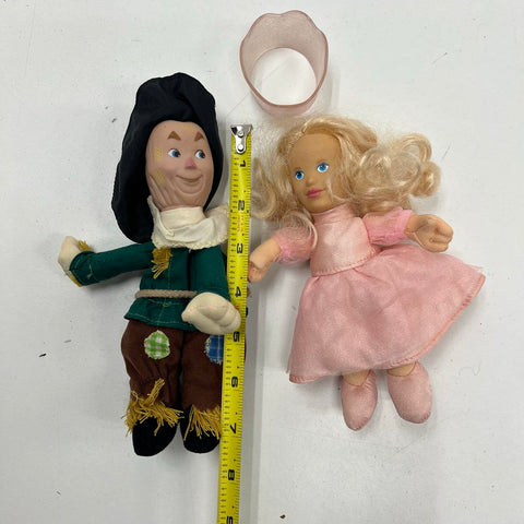 Wizard of Oz Doll Lot Vintage 1998 Trevco Scarecrow Glinda & Madame Alexander