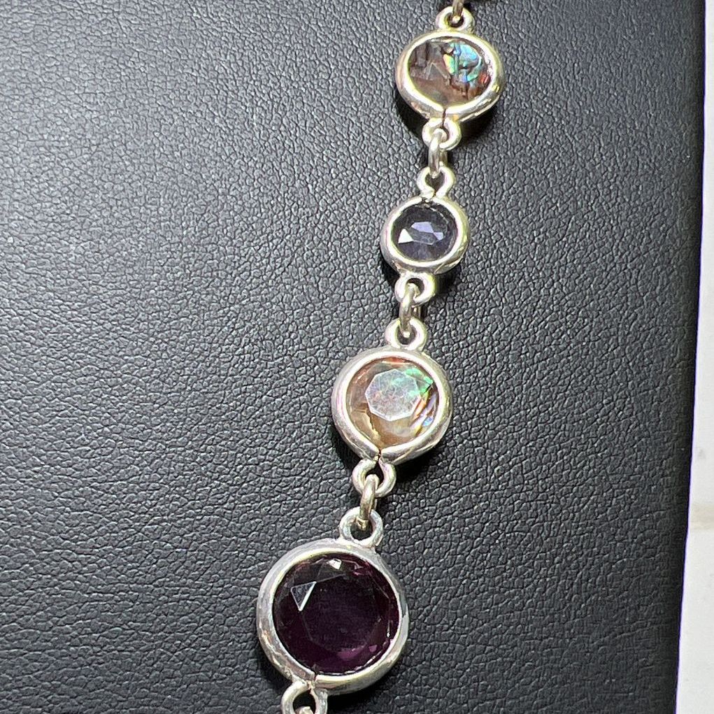 Anne Klein Abalone Chain Necklace