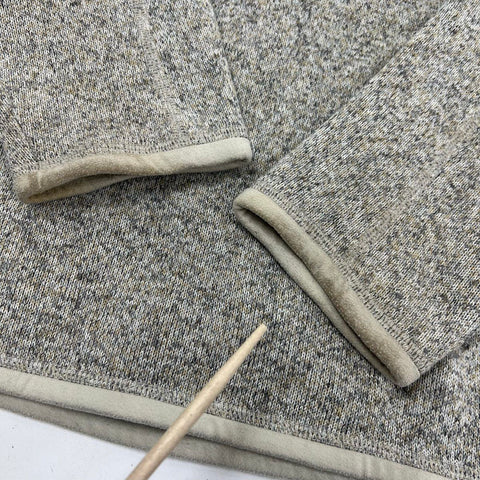 Patagonia Women's Better Sweater 1/4 Zip Fleece Pullover Oatmeal Heather XL