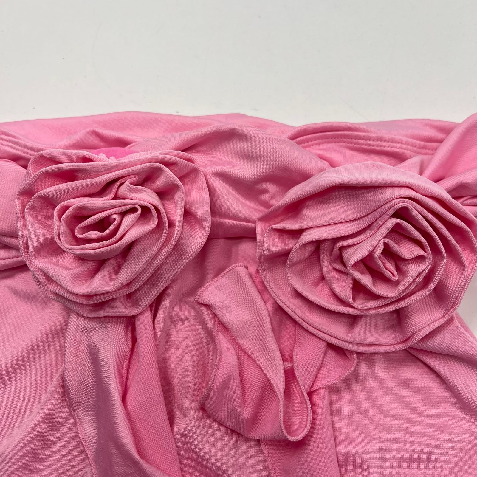 NWT Peppermayo Pink Cecilia Rose Applique Long Sleeve Mini Dress Women's US 4