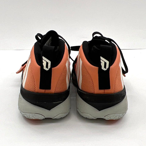 Adidas Dame 8 EXTPLY Peach Orange Black Basketball Shoes Men's Size 12
