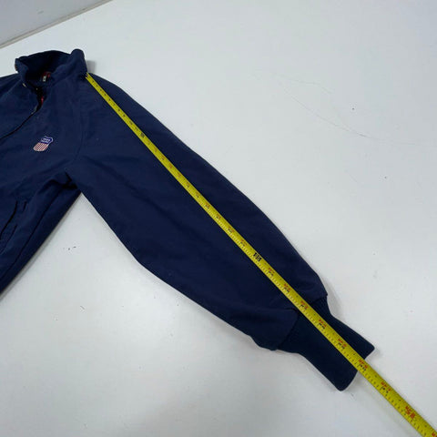 Vintage 80s Union Pacific Railroad Bomber Jacket Flannel Lined USA Made Sz S