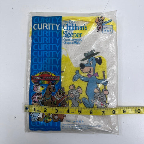 Vintage 1979 Hanna-Barbera Curity 2-Piece Sleeper NIP Made in USA Sz 1yr