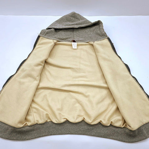 Vintage 90s Carhartt Thermal Lined Zip Up Hoodie Vest Gray Sz L