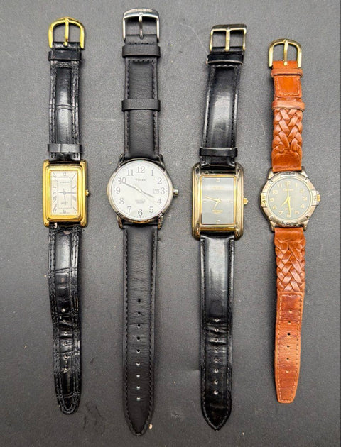 Mixed Men's Watch Lot of 4 Timex Embassy by Gruen Carriage Rumours Not Tested